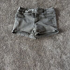 Vanilla Star Charcoal Denim Shorts